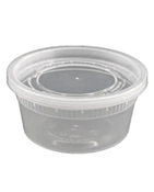 12 oz Clear Deli Containers with Lid – 240 Pcs