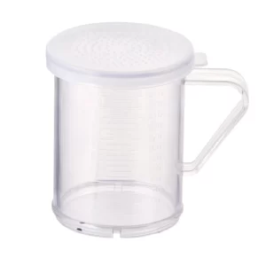 10 oz Dredge with 3 Clear Snap-on Lids – PDG-10
