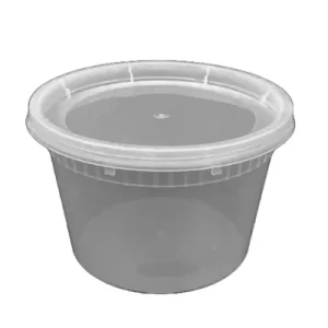 16 oz Clear Deli Containers with Lid – 240 Pcs