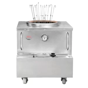 24x24x36 Stainless Steel Tandoor Clay Oven – Propane – 35,000 BTU