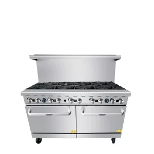 AGR-10B — Atosa 60″ Gas Range with Ten (10) Open Burners
