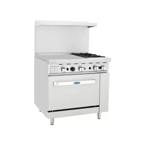 AGR-2B24GL Atosa 36’’ Combination Gas Range