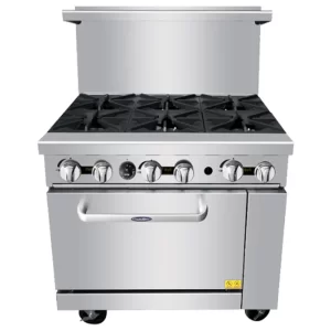 Atosa 36 6 Burner with Oven