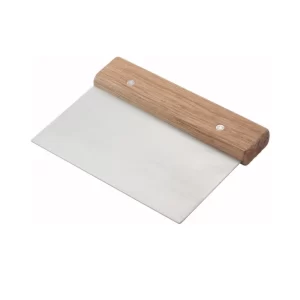 Dough Scraper, Wooden Handle Winco DSC-3