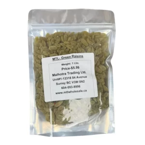 Green Raisins 1lb