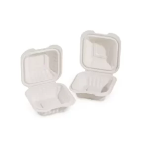 Hinged – Clamshell Square Container EP-6 – 250 PCS