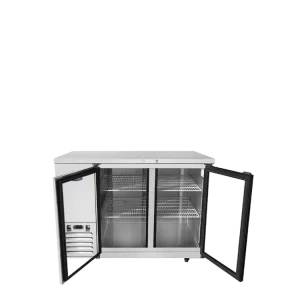 MBB59G-GR — 59″ Back Bar Cooler with Glass Doors