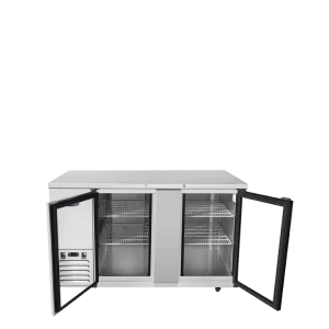 MBB69G-GR — Atosa 69″ Back Bar Cooler with Glass Doors