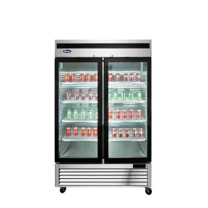 MCF8703ES — Atosa Two (2) Glass Door Reach-in Freezer