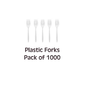 Plastick forks pack of 1000