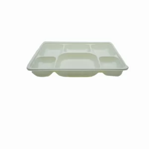 Plastic Plate – 6 Compartment Extra Heavy Tray without LID