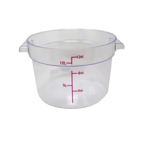 Polycarbonate Clear Round Food Storage Container
