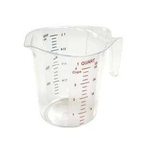 Polycarbonate Measuring Cup with Color Graduations