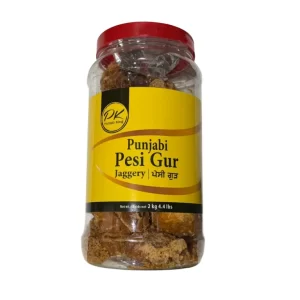 Punjabi Pesi Gur 2 kg (Jaggery)