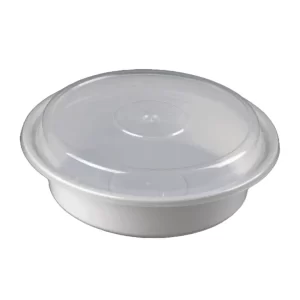 Round Containers with Lids 24 oz- 150 Pcs