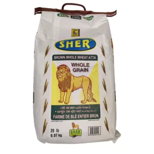Sher Brown Whole Wheat Atta